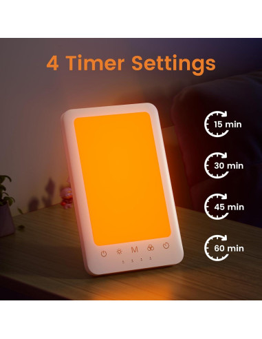 Lámpara de Terapia de Luz LASTAR 10000 Lux LED Ajustable