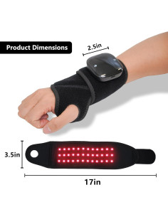 Pulsera de Terapia de Luz Roja REVEL 660-850nm Batería 2000mAh 2