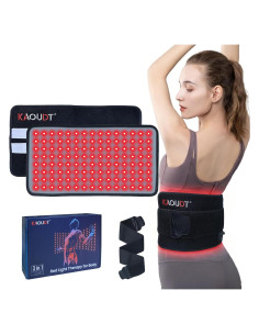 Alfombrilla de Terapia de Luz Roja Kaoudt 40.6x21.8cm 120 LEDs