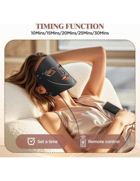 Máscara de Terapia de Luz LED Ikedon FM-01 4 Colores Máscara de Terapia de Luz LED Ikedon FM-01 4 Colores