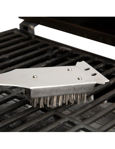 Cepillo y raspador Cuisinart 41.9 cm acero inoxidable BBQ