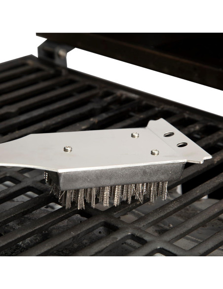 Cepillo y raspador Cuisinart 41.9 cm acero inoxidable BBQ