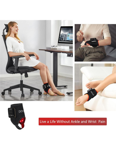 Terapia de Luz Roja Inalámbrica TUOYR para Alivio del Dolor