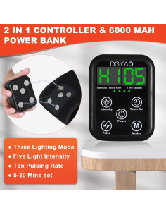 Terapia de Luz Roja Inalámbrica TUOYR para Cuello y Hombros 2