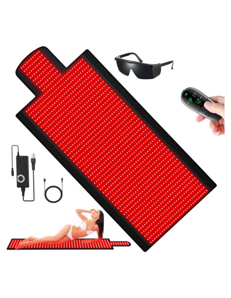 Almohadilla de Terapia de Luz Roja ZAMPAM 190.5x83.8cm Infrarroja