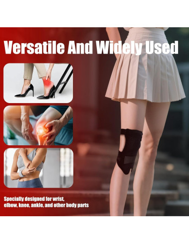 Faja de Terapia de Luz Roja Bnlei 3 en 1 con Calor 660nm 850nm