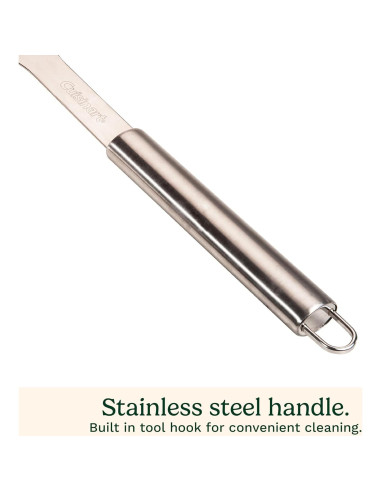 Cepillo y raspador Cuisinart 41.9 cm acero inoxidable BBQ