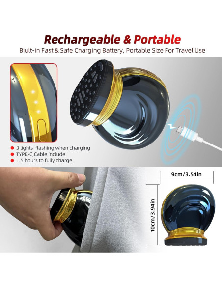 Dispositivo Facial de Microcorriente Pawfan - Terapia de Luz Roja
