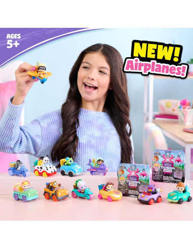 Disney Doorables Vamos Vehículos Serie 3 Co-Pack 4 Piezas