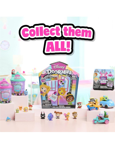 Disney Doorables Vamos Vehículos Serie 3 Co-Pack 4 Piezas