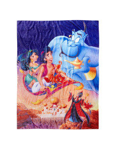Manta Plush Disney Aladino y Jasmine 121.9 x 152.4 cm