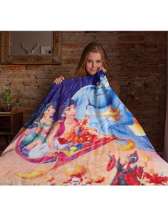 Manta Plush Disney Aladino y Jasmine 121.9 x 152.4 cm 2