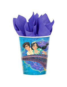 Tazas de Aladino Disney 266 ml - Paquete de 8