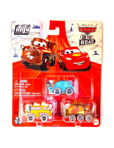 Paquete de 3 Mini Corredores Disney Cars Mattel 2023