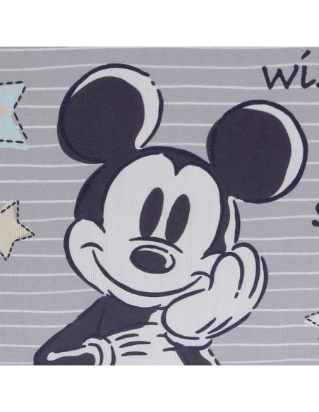 Cesta de Almacenamiento Plegable Lambs & Ivy Mickey Mouse Gris