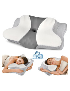 Almohada Cervical Ergonómica Ylekto - Espuma de Memoria 13/11 cm