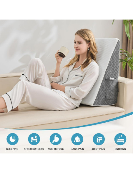 Almohada en Cuña Yojoker 30.48 cm Espuma Viscoelástica Almohada en Cuña Yojoker 30.48 cm Espuma Viscoelástica