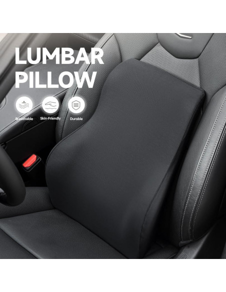 Almohada Lumbar Letumalos de Espuma Viscoelástica - Soporte para Espalda