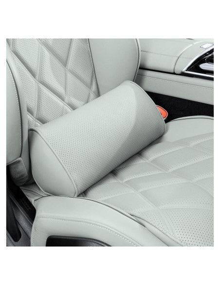 Cojín Lumbar Ergonómico Dapucarin de Espuma Viscoelástica Gris