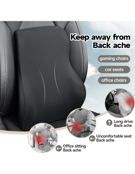 Almohada Lumbar Letumalos de Espuma Viscoelástica - Soporte para Espalda