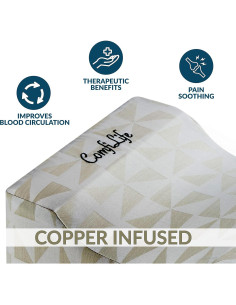 Funda de Reemplazo ComfiLife para Almohada de Rodilla 25.4x20.3 cm 2