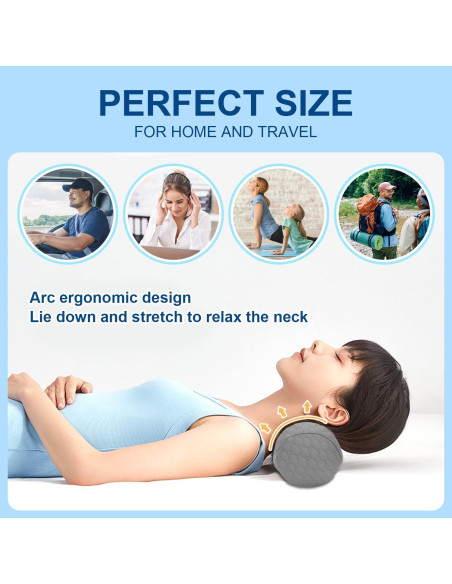 Almohada de Cuello Moresting de Espuma de Memoria 34.6x14.2 cm