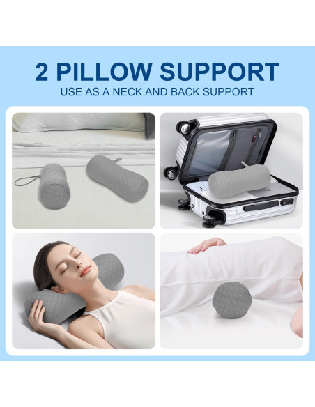 Almohada de Cuello Moresting de Espuma de Memoria 34.6x14.2 cm