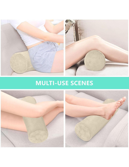 Almohada de Rollo para Cuello Yuiboo 43x14 cm Espuma Memoria Almohada de Rollo para Cuello Yuiboo 43x14 cm Espuma Memoria