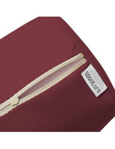 Cojín de Soporte Redondo Saloniture 66 cm Burdeos 2