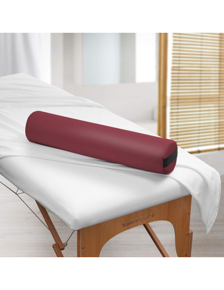 Cojín de Soporte Redondo Saloniture 66 cm Burdeos