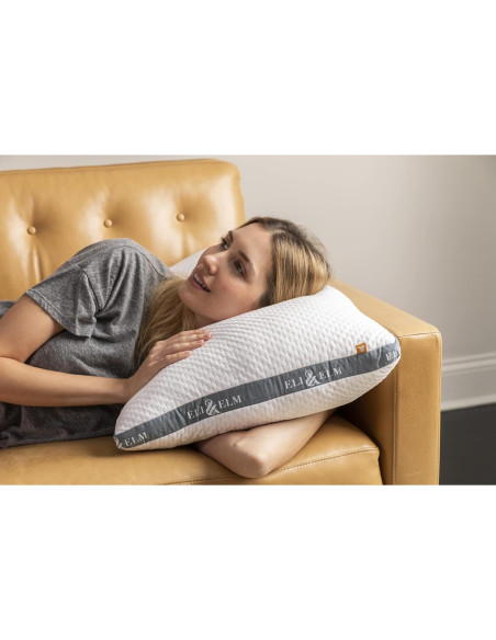 Almohada Ergonómica Eli & Elm para Durmientes de Lado - 73.7x43 cm