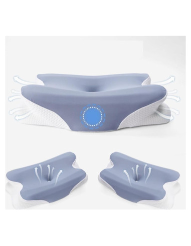 Almohada Cervical HEYPORK Espuma Viscoelástica 62x38cm