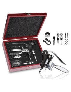 Juego de Abridor de Vino Qdreclod 8 PZS Acero Inoxidable