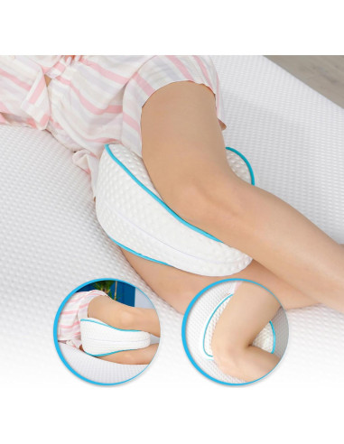 Almohada de Rodilla Viscoelástica Viscofoam - Alivio Dolor Espalda