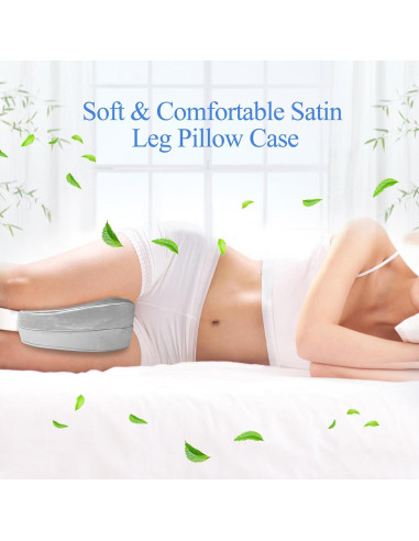 Funda de Almohada para Rodilla Zelimun Gris 24.9x24.9x15 cm