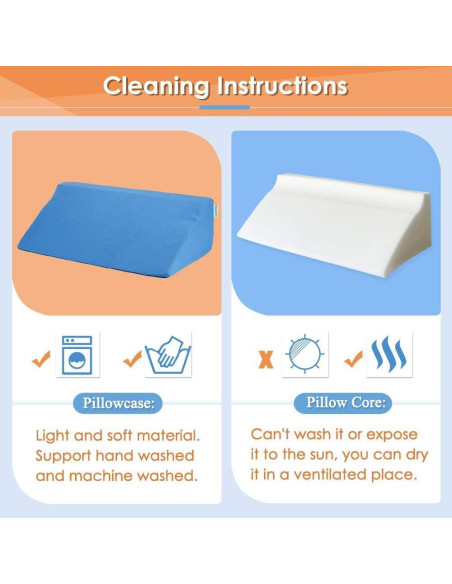 Cojín en Cuña NEPPT Azul para Soporte Postquirúrgico 30