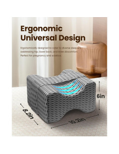 Almohada para Rodillas KOKIXEOT LG01 Espuma Viscoelástica 2