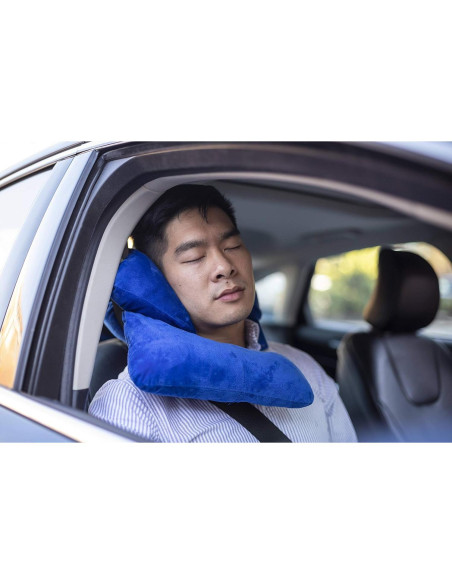 Almohada de Viaje Versillo Azul Real Ajustable 30.5x38.1 cm Almohada de Viaje Versillo Azul Real Ajustable 30.5x38.1 cm