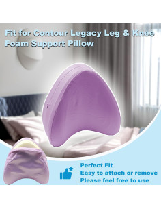 Funda de Almohada de Satén LeoTube para Almohada Contour - Púrpura Sonrosado 2