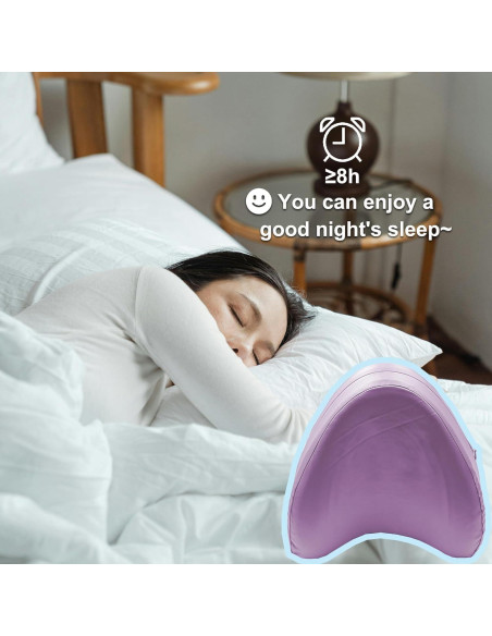 Funda de Almohada de Satén LeoTube para Almohada Contour - Púrpura Sonrosado