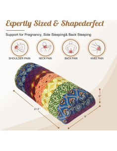 Almohada de Media Luna para Rodillas wxmbdzq - Espuma Viscoelástica 2