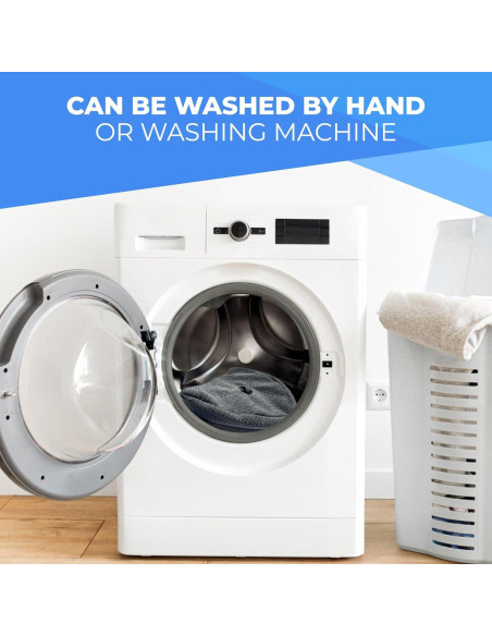 Funda de Almohada para Rodilla Tularis Gris con Cremallera