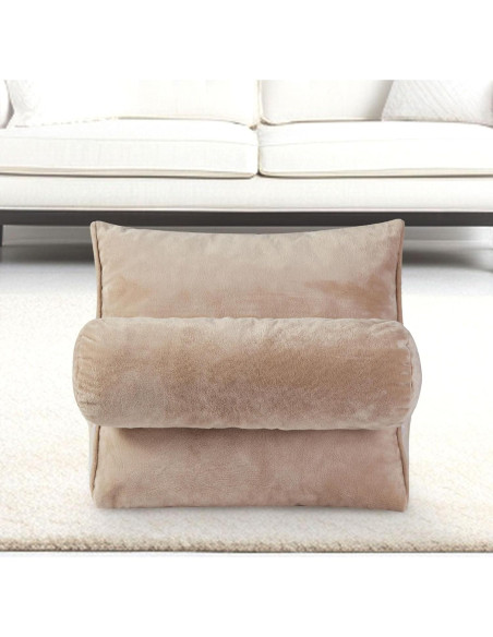 Cojín de Lectura Cheer Collection Cuña Ajustable Taupe 40x22cm