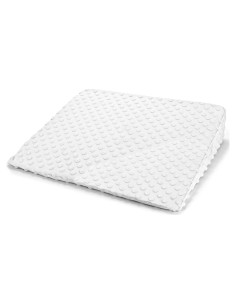 Cojín en Cuña BlissfulAbode para Niños, Espuma de Memoria, Blanco