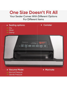 Sellador al Vacío Magic Mill MVS-5181 con Cortador y Accesorios 2