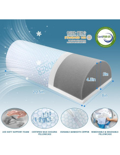 Almohada de Rodillas BSAFP Semicircular Enfriadora Ajustable 20.5x20cm 2