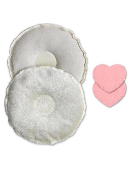 Almohadas de Lactancia Bamboobies 2 Piezas Reutilizables Calientes y Frías