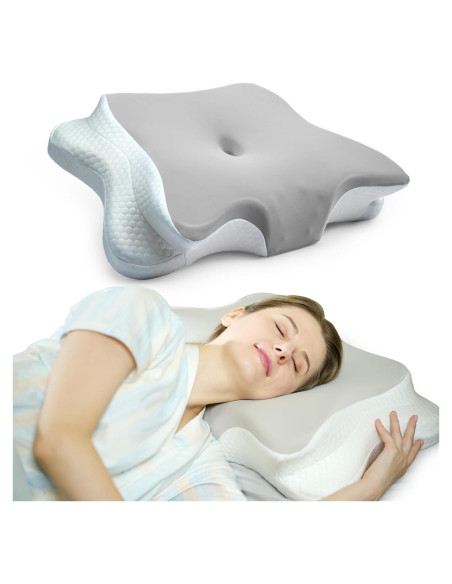 Almohada cervical Newpol NP-688 viscoelástica refrigerante