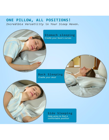 Almohada cervical Newpol NP-688 viscoelástica refrigerante