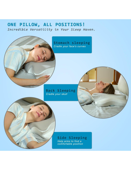 Almohada cervical Newpol NP-688 viscoelástica refrigerante